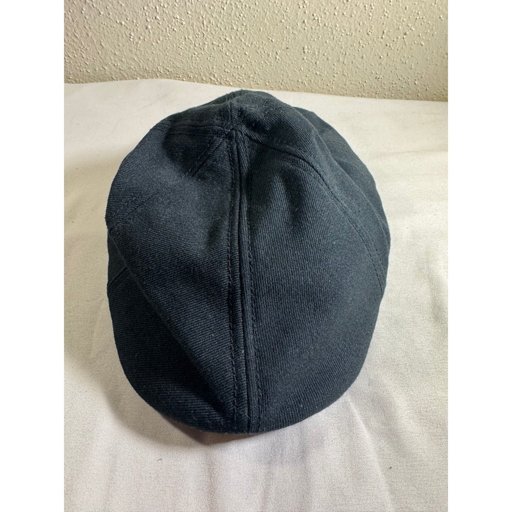 Goorin Bros Everyday Originals Black Flat Cap Ivy Driving Hat Mens Medium
